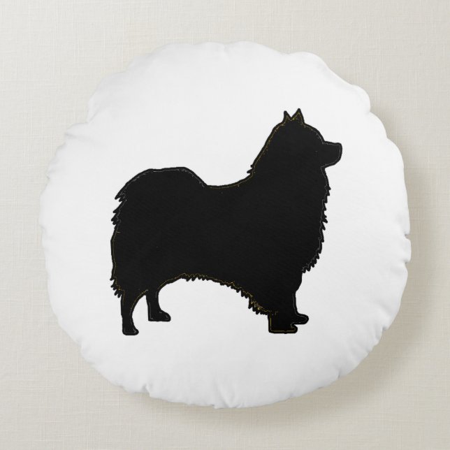 Isländsk Sheepdogsilo black.png Rund Kudde (Framsidan)