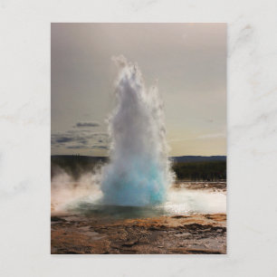 Isländska gejsern Strokkur Vykort