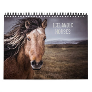 Isländska hästar kalender