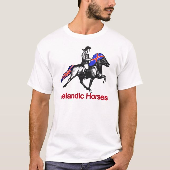 Isländska hästar tröja (Framsida)