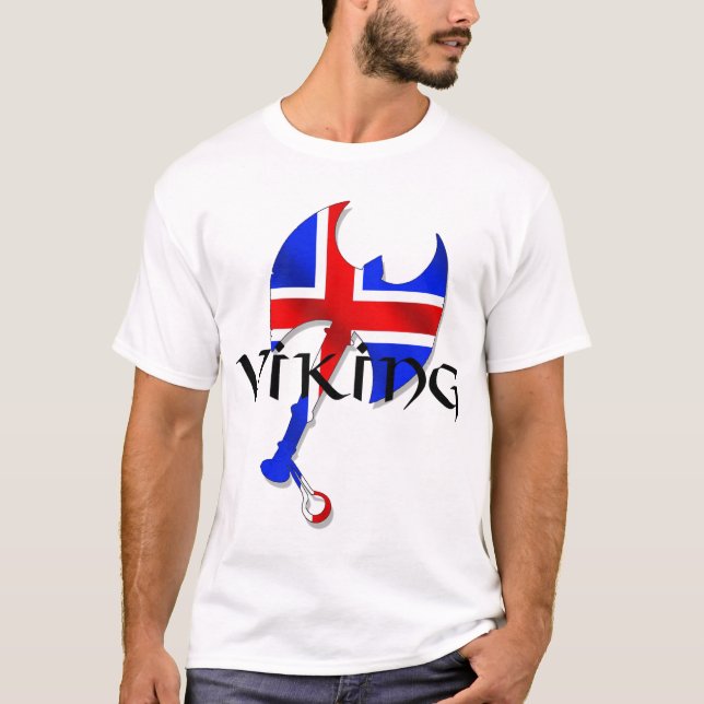 Isländska Viking gåvor för islandälskareworldwid T-shirt (Framsida)