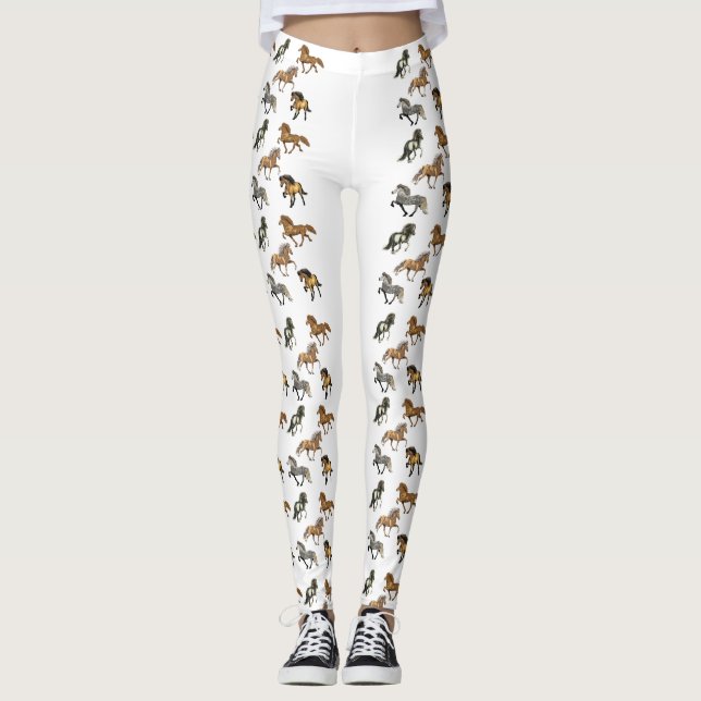 Isländskor i gående leggings (Framsida)