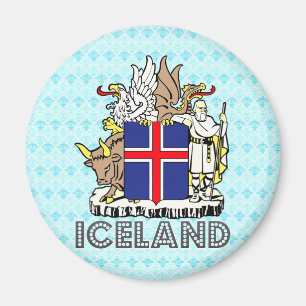 Islandvapensköld Magnet