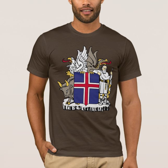 Islandvapensköld Tee (Framsida)