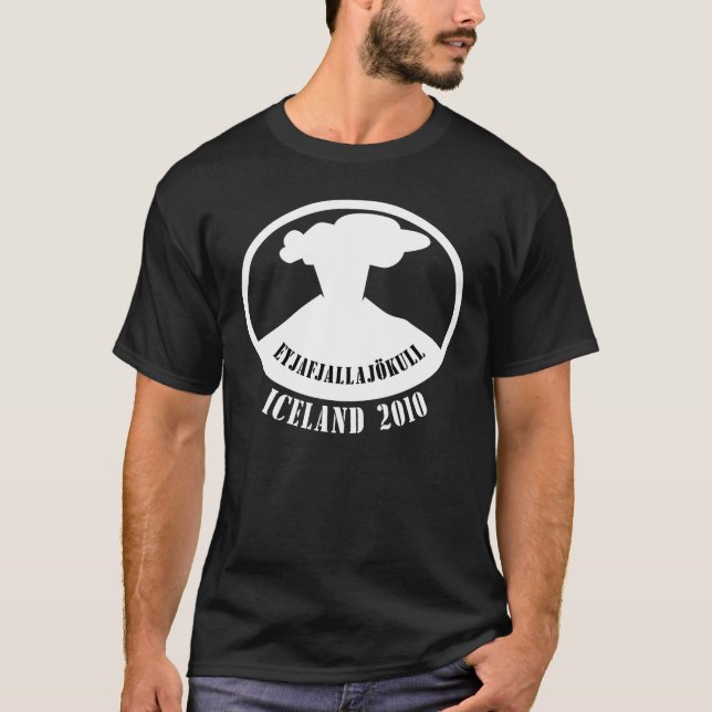 Islandvulkan 2010 t-shirt (Framsida)