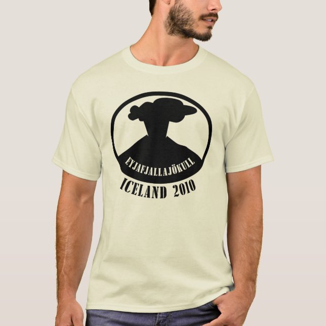 Islandvulkan 2010 t-shirt (Framsida)