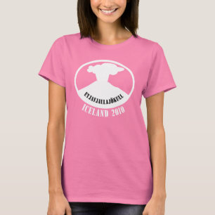 Islandvulkan 2010 tee shirt