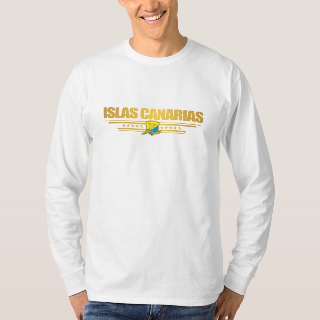 Islas Canarias (kanariefågelöar) Tee (Framsida)