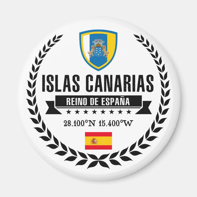 Islas Canarias Magnet (Framsidan)