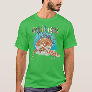 Islas Galapagos-öarna Ecuador Souvenir T Shirt