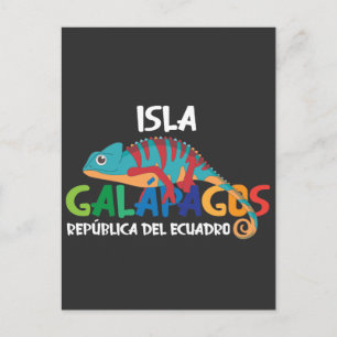 Islas Galapagosöarna Ecuador Exotic Animals Vykort