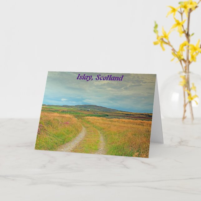 Islay, Skottland Kort (Gul blomma)