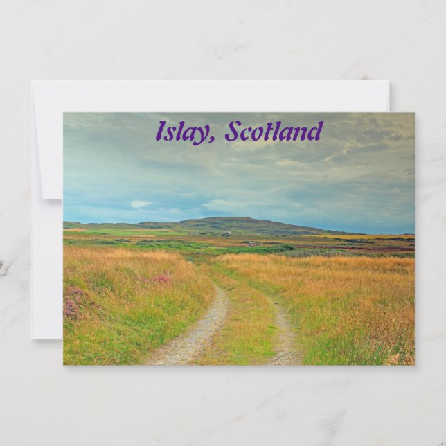Islay, Skottland-kort (Framsida)