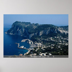 Isle av Capri, italien Poster