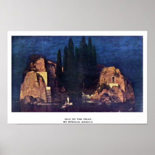 Isle av deadna av Böcklin Arnold Poster