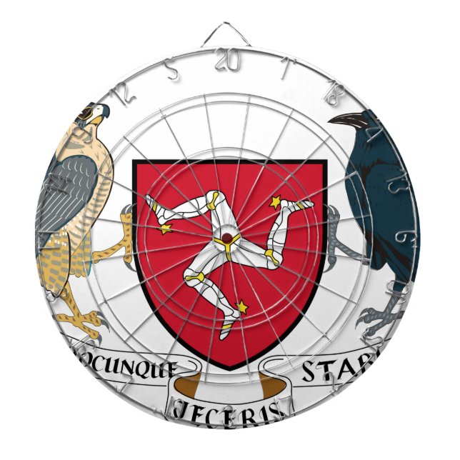 Isle av den republikanska vapenskölden för man - piltavla (Framsidan)