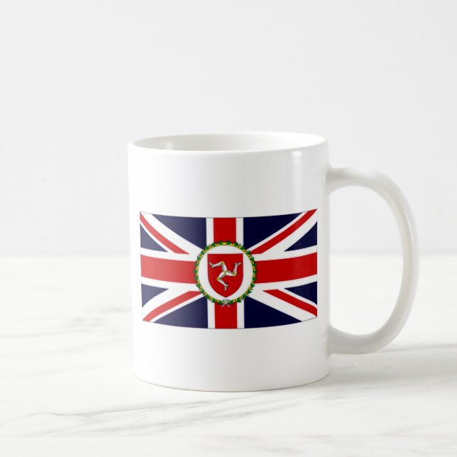 Isle av flagga för manLieutenant regulator Kaffemugg (Höger)
