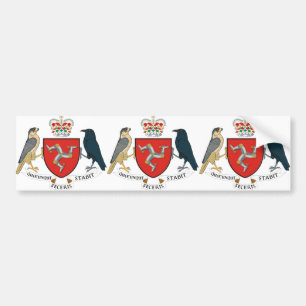 isle av manemblemen bildekal