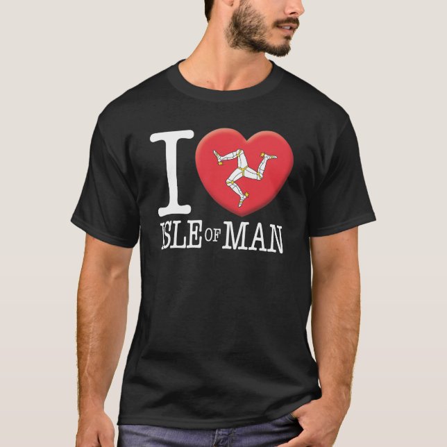 Isle av manen tee shirt (Framsida)