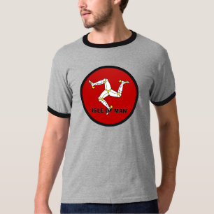 Isle av manRoundel den kvalitets- flagga Tröja
