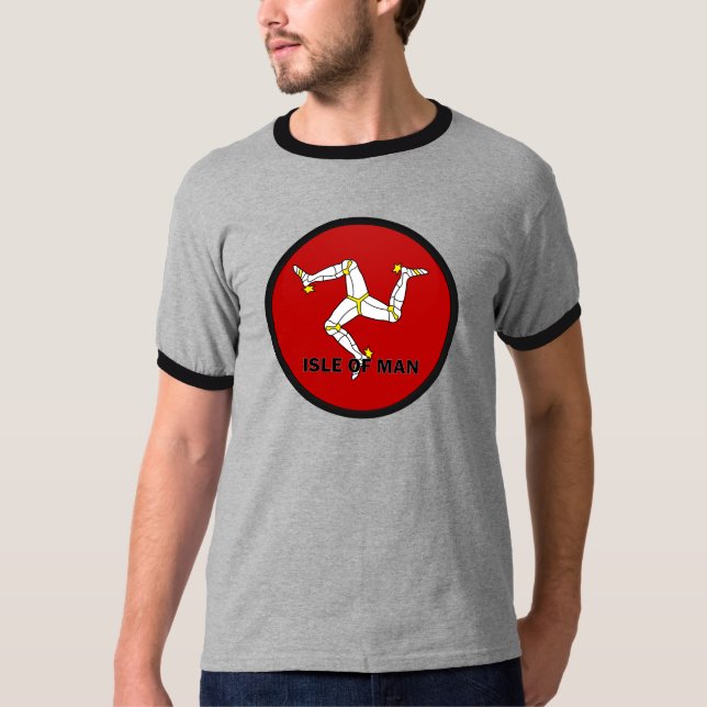 Isle av manRoundel den kvalitets- flagga Tröja (Framsida)