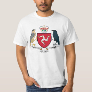 Isle av manvapenskölden - Manx Emblem T Shirt