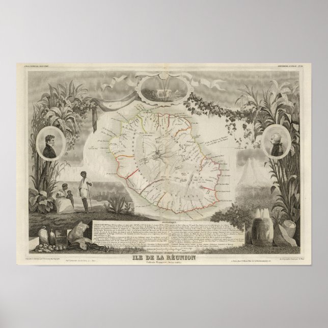 Isle De La Reunion Poster (Framsidan)