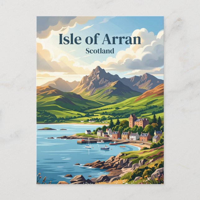 Isle of Arran Skottland Vykort (Framsida)