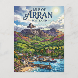Isle of Arran Skottland Vykort