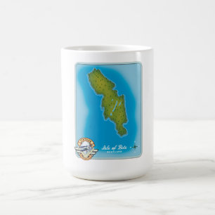 Isle of Bute karta Kaffemugg
