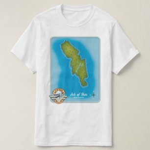 Isle of Bute karta T Shirt