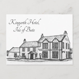 Isle of Bute, Kingarth Hotel- Vykort