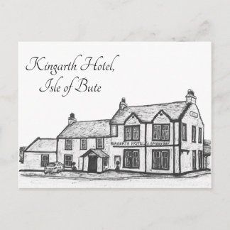Isle of Bute, Kingarth Hotel- Vykort