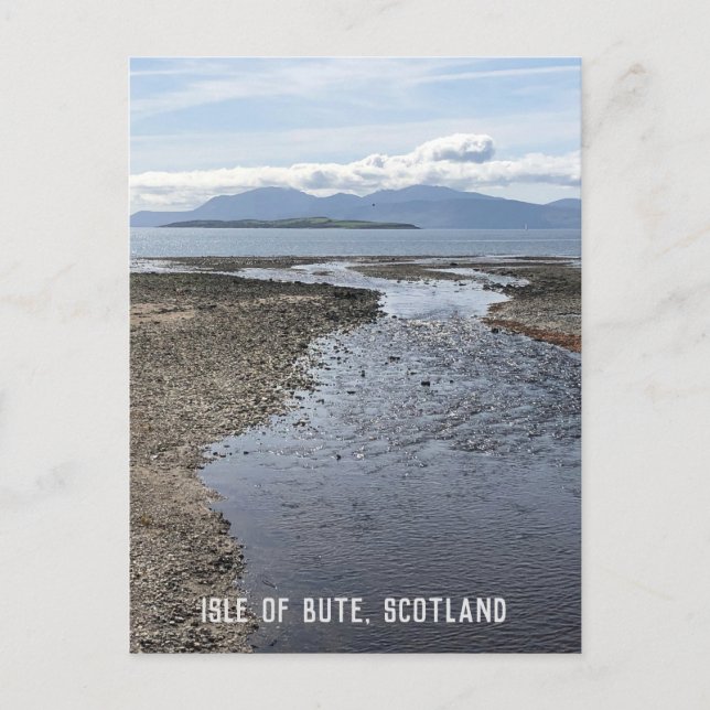 Isle of Bute, Skottland Vykort (Framsida)