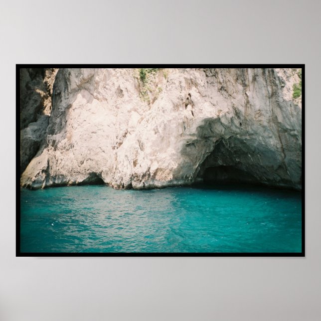 Isle of Capri Blue Grotto Poster (Framsidan)