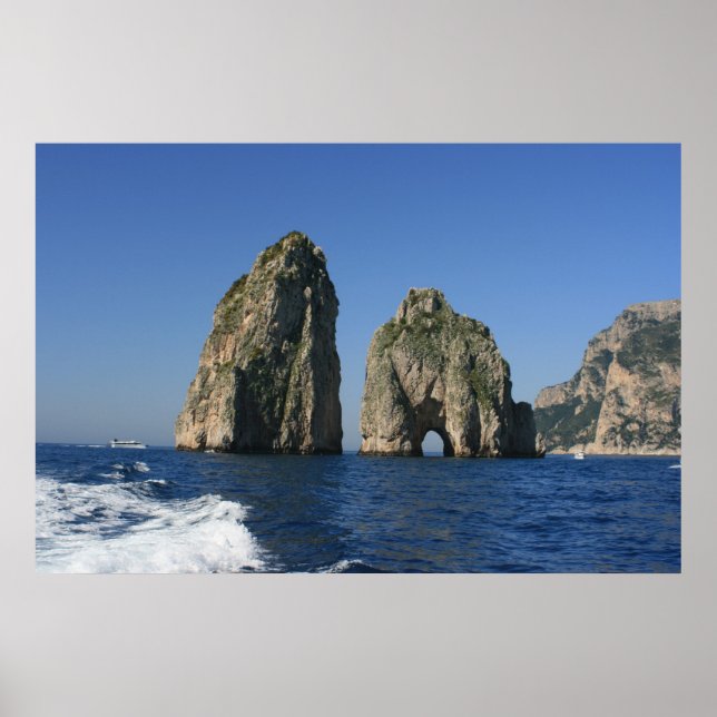 Isle of Capri, Faraglioni Poster (Framsidan)