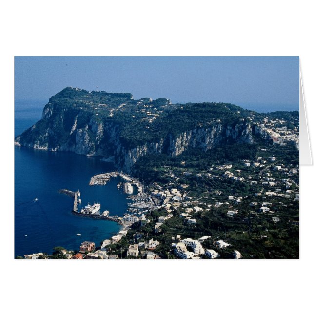 Isle of Capri, Italien Hälsningskort (Framsidan Horizontal)