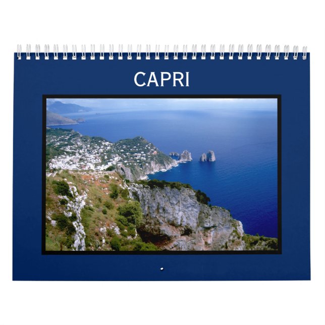 Isle of Capri Wall Calendar - Faraglioni Kalender (Omslag)