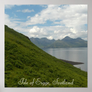 Isle of Eigge, Skottland Poster