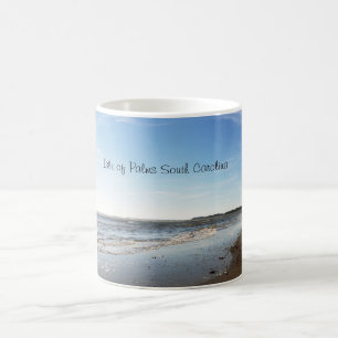 Isle of Handflatan Beach Sunset South Carolina Kaffemugg