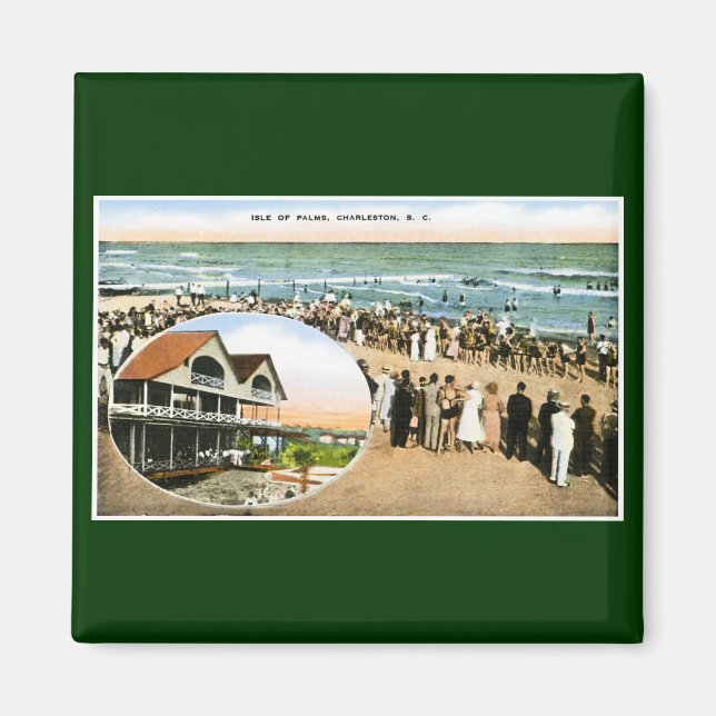 Isle of Handflatan, Charleston, South Carolina Magnet (Framsidan)