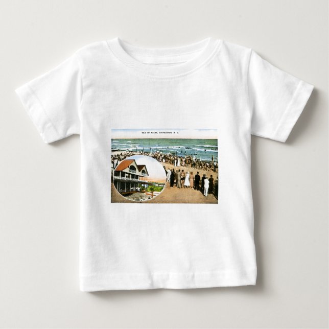 Isle of Handflatan, Charleston, South Carolina T Shirt (Framsida)