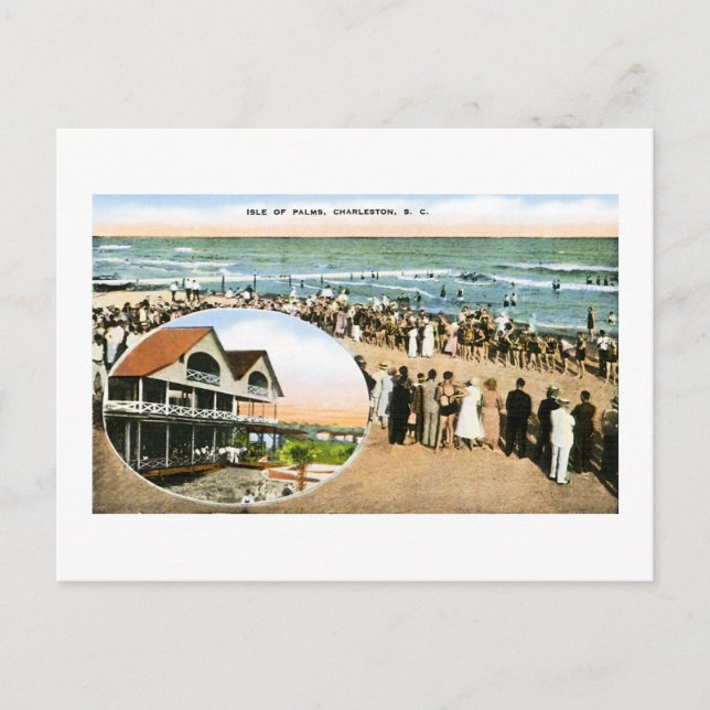 Isle of Handflatan, Charleston, South Carolina Vykort (Framsida)