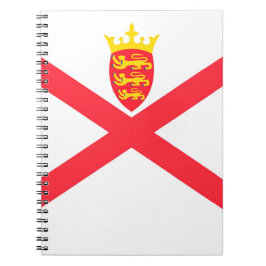 Isle of Jersey flagga Anteckningsbok