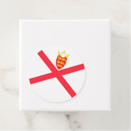 Isle of Jersey flagga Gåvor Etiketter