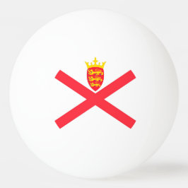 Isle of Jersey flagga Pingisboll