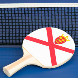 Isle of Jersey flagga Pingisracket