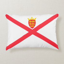Isle of Jersey flagga Prydnadskudde