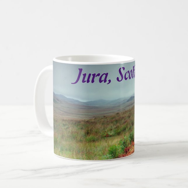 Isle of Jura track, Skottland Kaffemugg (Framsida vänster)