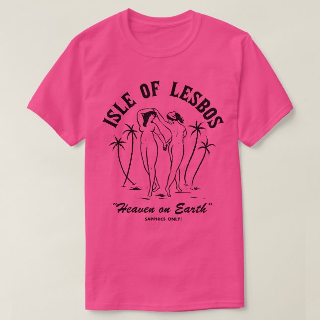 Isle of Lesbos T Shirt (Design framsida)